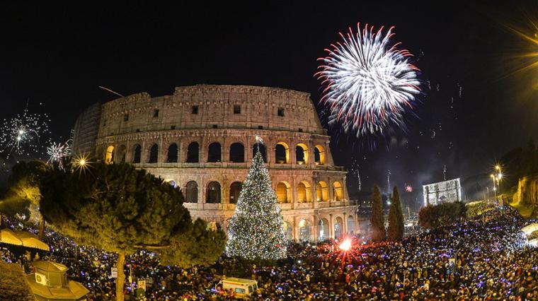 Rim, Nova godina - autobus 3
